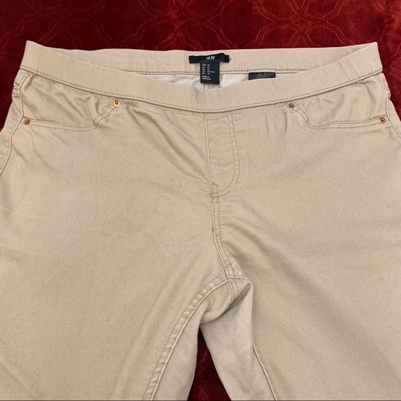 H&M Beige Jeggings - Women's Size 10 - Picture 2 of 14